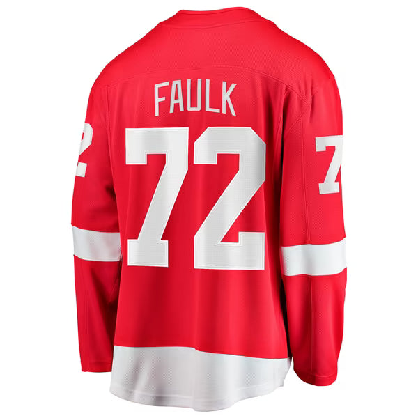 Selfika Justin Faulk Detroit Red Wings Fanatics Jersey