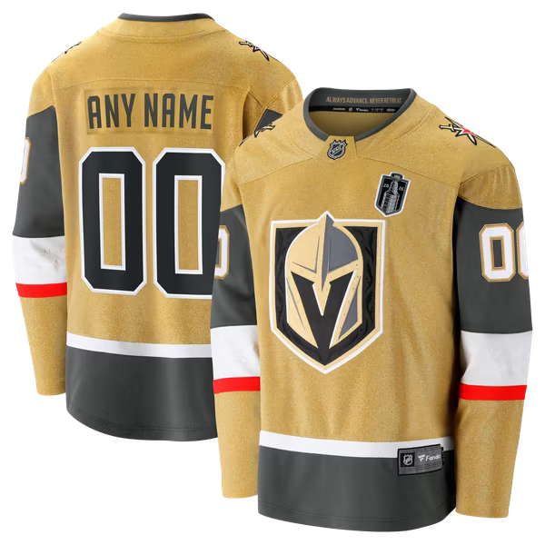 Selfika Vegas Golden Knights Fanatics 2026 Stanley Cup Final Breakaway Jersey