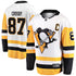 Selfika Crosby Pittsburgh Penguins White Fanatics Breakaway Jersey