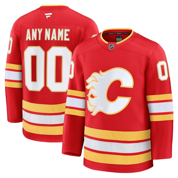 Selfika Fanatics Calgary Flames Home Premium Custom Jersey