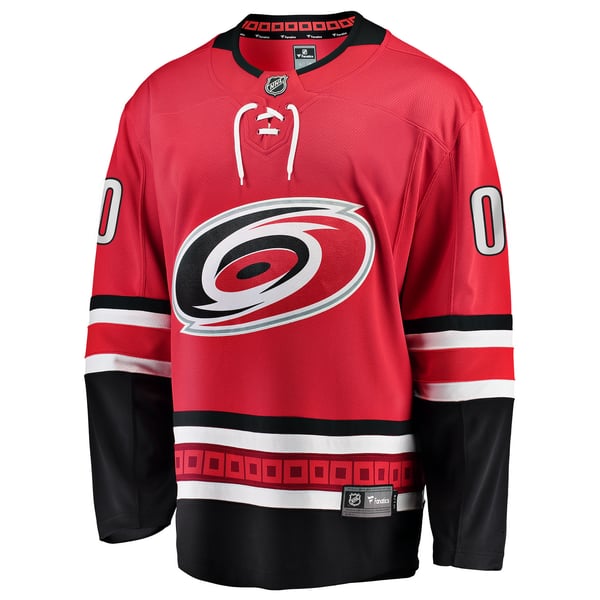 Selfika Carolina Hurricanes Fanatics Alternate Breakaway Custom Jersey