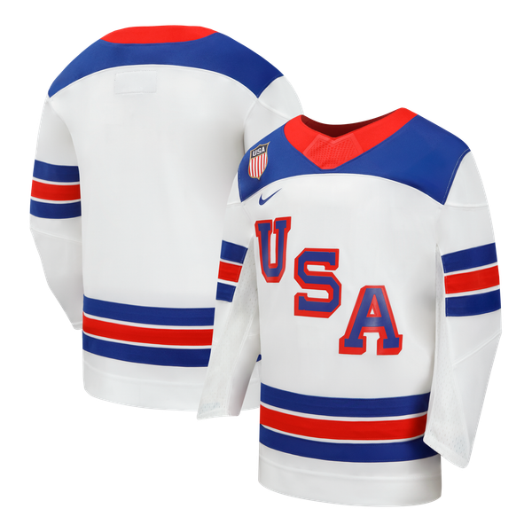 Selfika Nike Youth USA Hockey 2026 Away Jersey