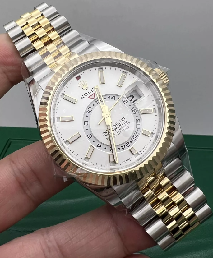 Selfika™ Men's Sky-Dweller Two Tone Watch 336933