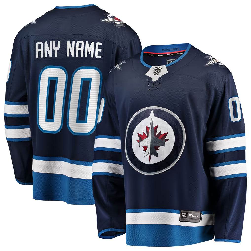 Selfika Winnipeg Jets Fanatics Home Breakaway Custom Jersey