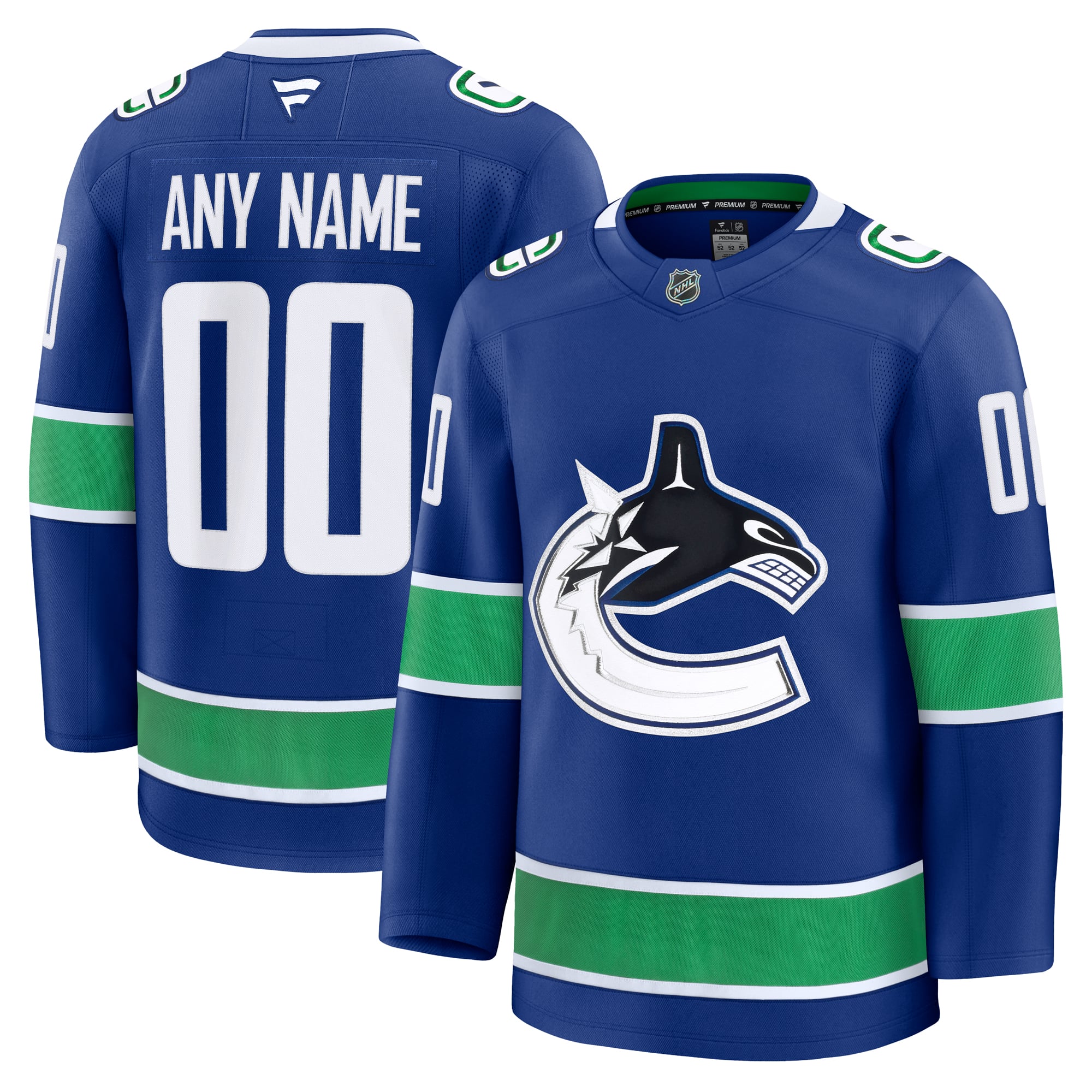 Selfika Fanatics Vancouver Canucks Home Premium Custom Jersey