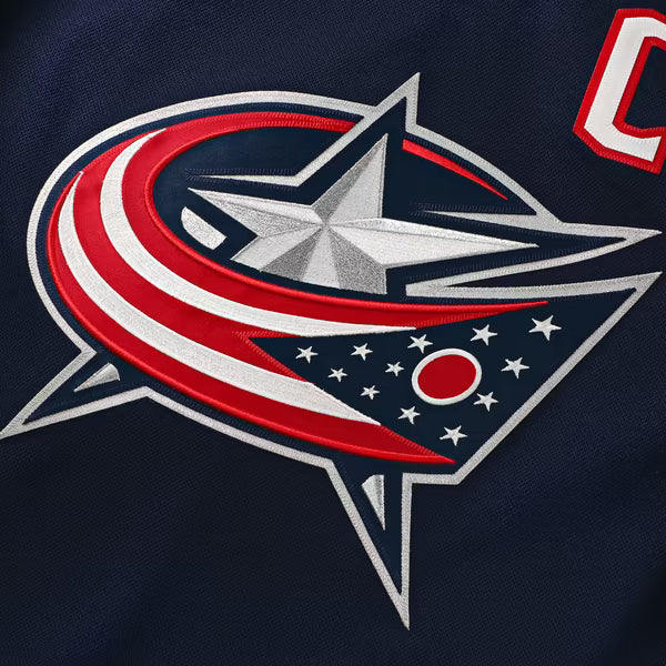 Selfika Columbus Blue Jackets Fanatics Home Premium Jersey Navy