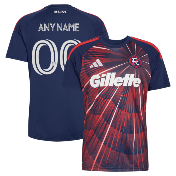 Adidas New England Revolution 2026 Independence Day Replica Custom Jersey Blue