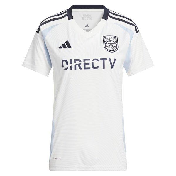 Adidas San Diego FC Women's 2025 Woven Into One Replica Custom Jersey White
