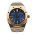Selfika™ Men's Two-Tone Blue Dial Automatic Watch 1.6 in