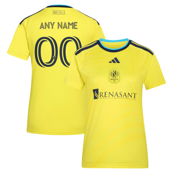 Adidas Nashville SC 2026 The Reverb Kit Replica Custom Jersey Yellow