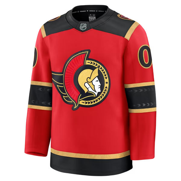 Selfika Ottawa Senators Fanatics Alternate Custom Jersey Red