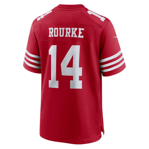 Kurtis Rourke San Francisco 49ers Nike Team Game Jersey - Scarlet