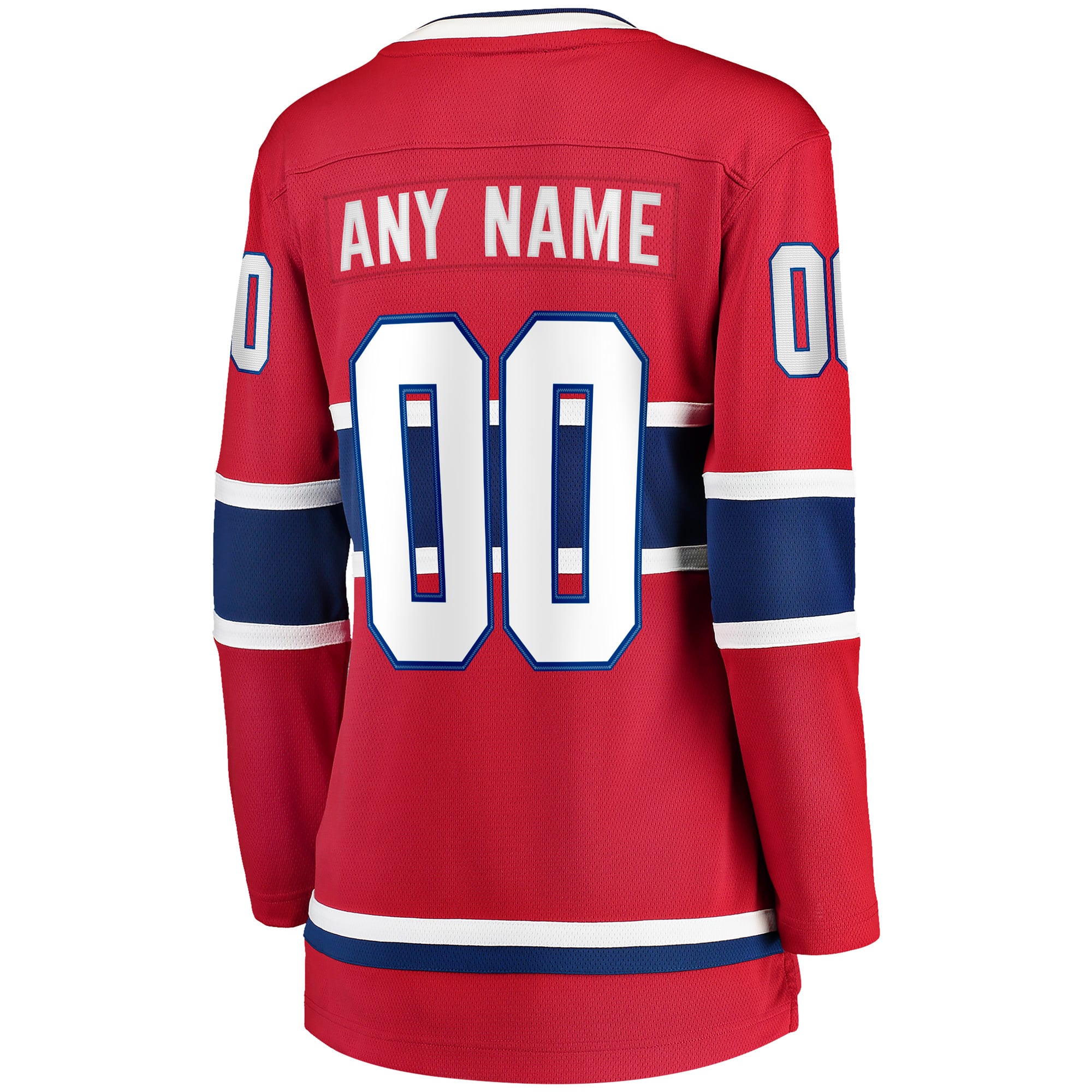 Selfika Fanatics Women's Montreal Canadiens Home Breakaway Custom Jersey - Red