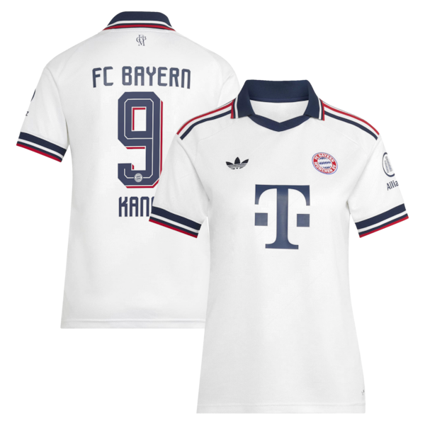 Harry Kane Bayern Munich adidas Women's 2026/27 Away Replica Jersey - White