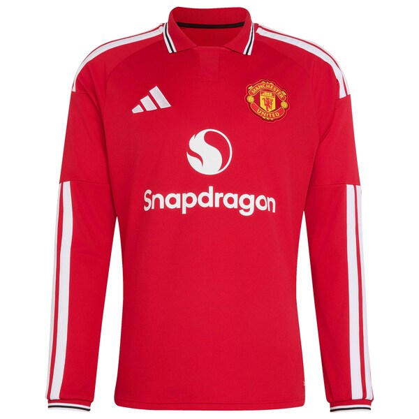 Adidas Manchester United 2026/27 Home Replica Long Sleeve Custom Jersey Red