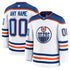 Selfika Edmonton Oilers Fanatics Away Premium Custom Jersey - White