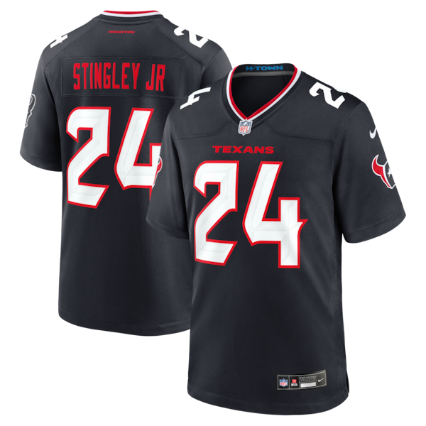 Nike Derek Stingley Jr. Houston Texans Game Jersey Navy