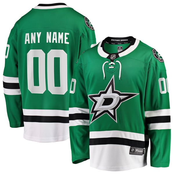 Selfika Dallas Stars Fanatics Home Breakaway Jersey - Green