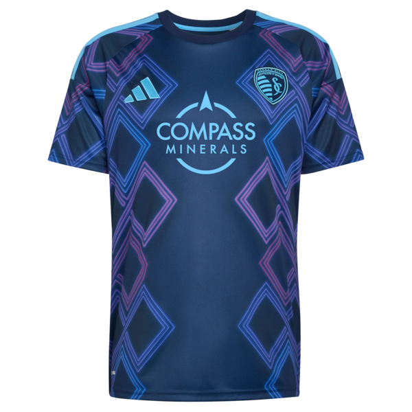 Adidas Sporting Kansas City 2026 The 18th & Vine Kit Replica Custom Jersey Blue