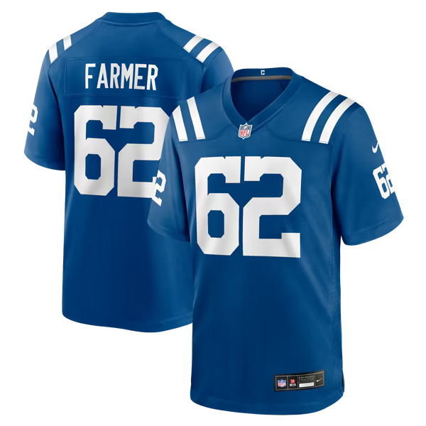 Jalen Farmer Indianapolis Colts Nike Team Game Jersey - Royal