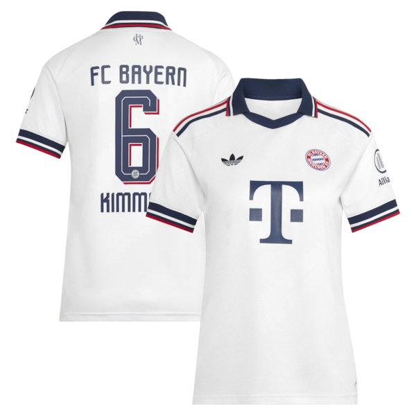 Joshua Kimmich Bayern Munich adidas Women's 2026/27 Away Replica Jersey - White