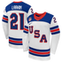 Selfika Dylan Larkin Nike US Hockey 2026 Away Replica Jersey - White