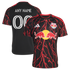 Adidas New York Red Bulls 2026 The Rooted Kit Replica Custom Jersey Black