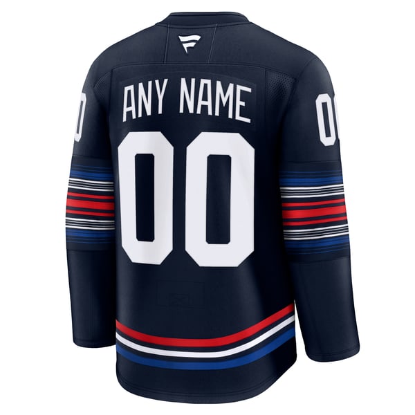 Selfika Fanatics New York Rangers Alternate Custom Jersey