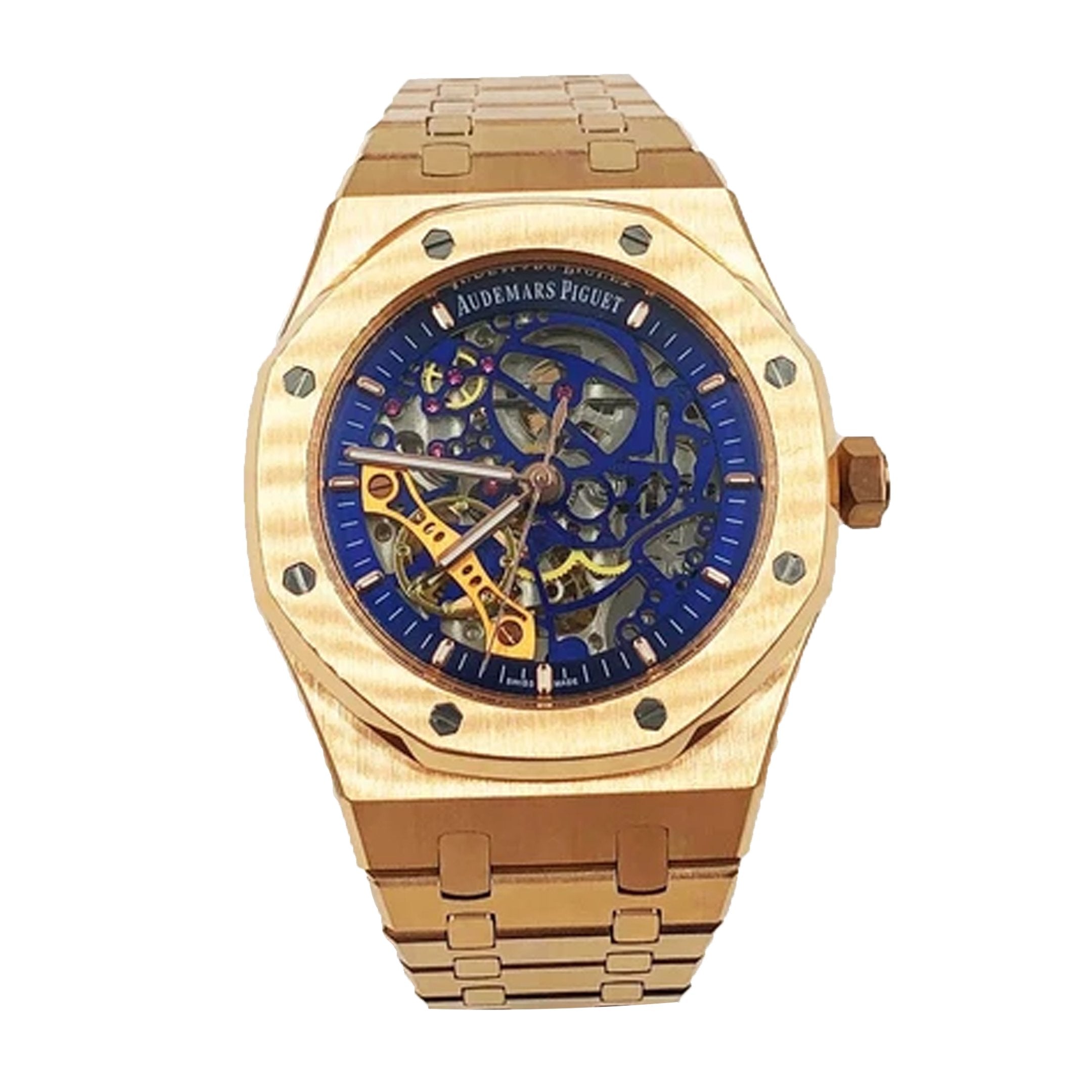 Selfika™ Men's Skeleton Automatic Watch 1.6 in 181247