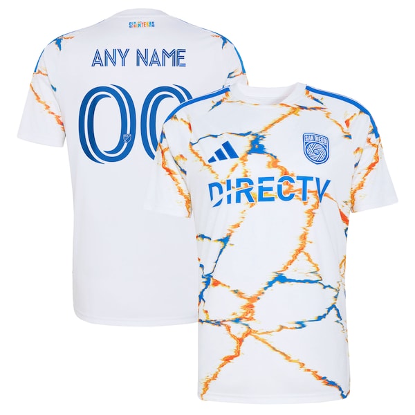 Adidas San Diego FC 2026 Unprecedented Unity Kit Replica Custom Jersey White