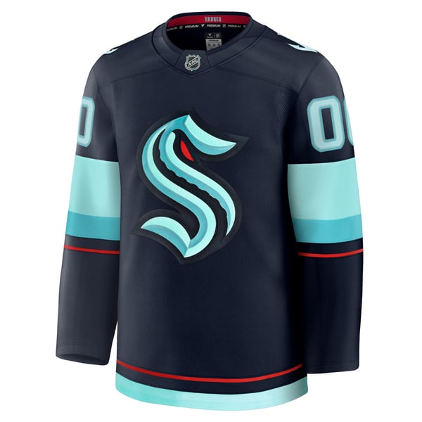 Selfika Seattle Kraken Fanatics Home Premium Custom Jersey