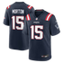 Behren Morton New England Patriots Nike Team Game Jersey - Navy