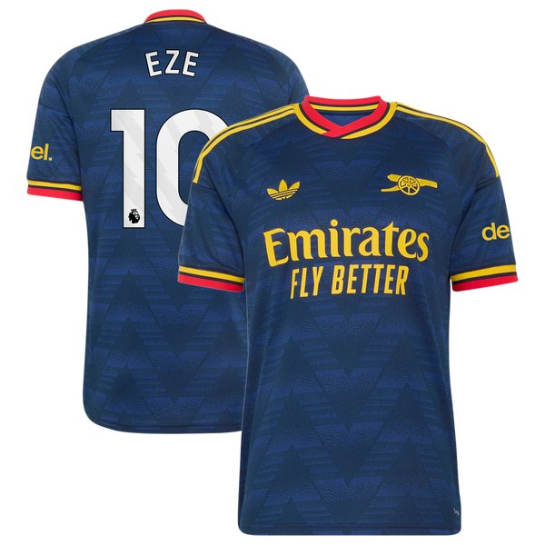 Eberechi Eze Arsenal adidas 2026/27 Away Replica Jersey - Navy