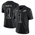Jalen Hurts Philadelphia Eagles Nike 2026 Salute to Service Stitched Limited Jersey - Black