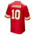 Emmett Johnson Kansas City Chiefs Nike Team Game Jersey - Red