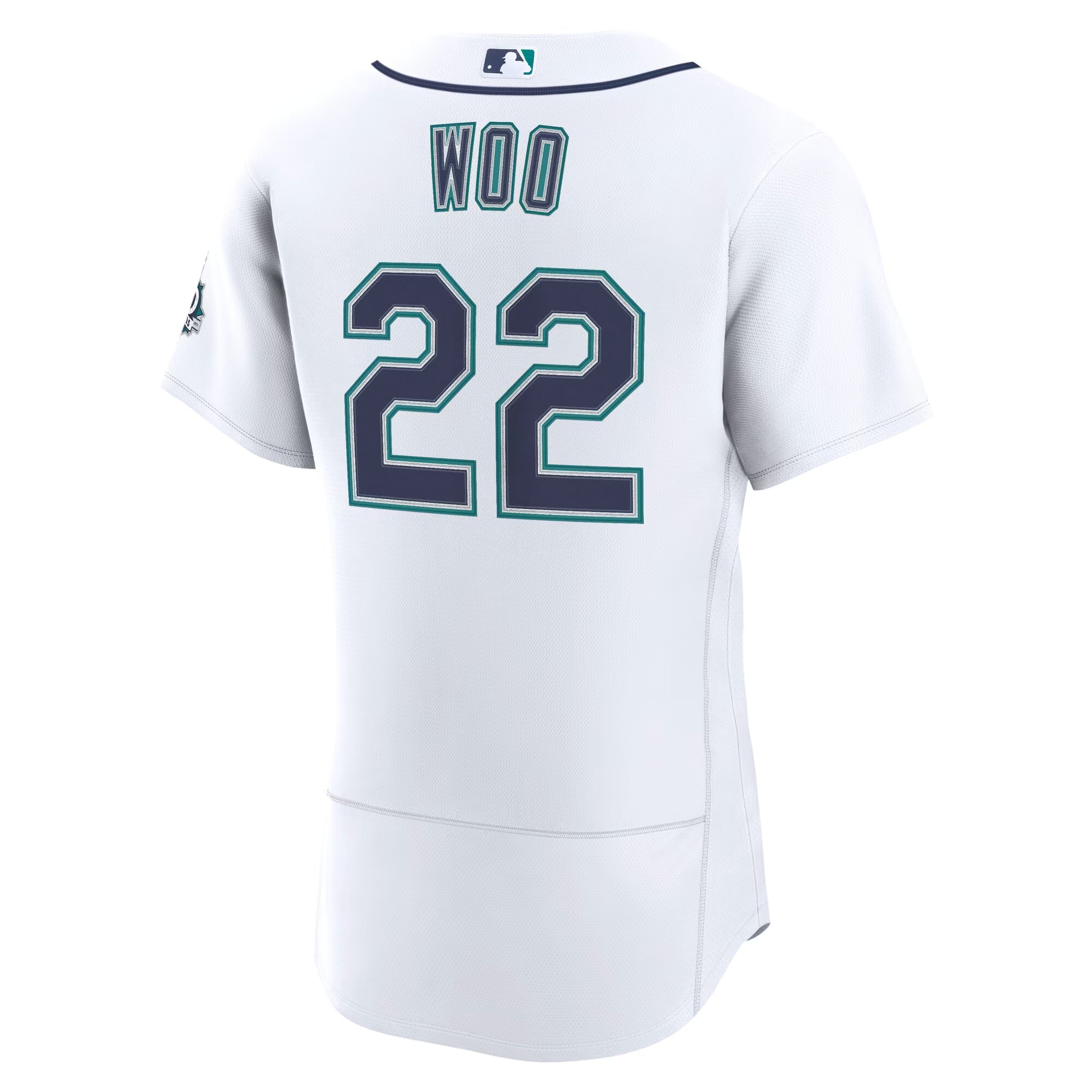 Bryan Woo Seattle Mariners Nike Home 50th Season Authentic Jersey - White