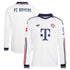 Bayern Munich adidas 2026/27 Away On-Field Authentic Long Sleeve Patch Jersey - White