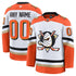 Selfika Anaheim Ducks Fanatics Away Premium Custom Jersey - White