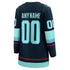 Selfika Fanatics Women's Seattle Kraken Home Breakaway Custom Jersey