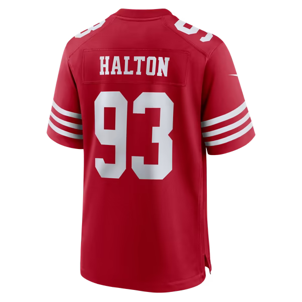 Gracen Halton San Francisco 49ers Nike Team Game Jersey - Scarlet