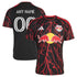 Adidas New York Red Bulls 2026 The Rooted Kit Replica Custom Jersey Black
