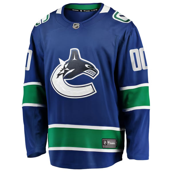 Selfika Vancouver Canucks Fanatics Breakaway Home Jersey - Blue