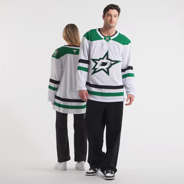 Selfika Dallas Stars Fanatics Away Premium Custom Jersey - White