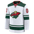 Selfika Fanatics Minnesota Wild Away Custom Jersey - White