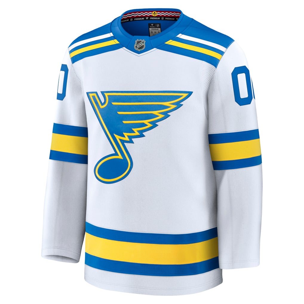 Selfika Fanatics St. Louis Blues Away Premium Custom Jersey