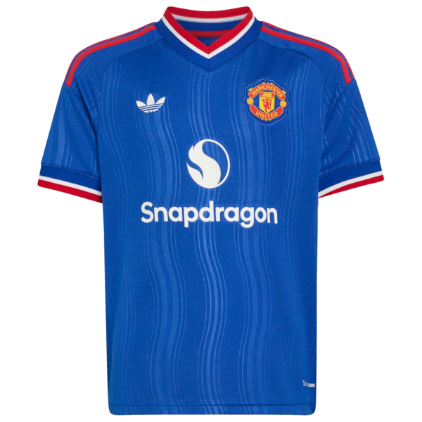Manchester United adidas Youth 2026/27 Away Replica Jersey - Royal