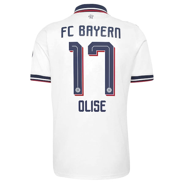 Michael Olise Bayern Munich adidas 2026/27 Away Replica Jersey - White