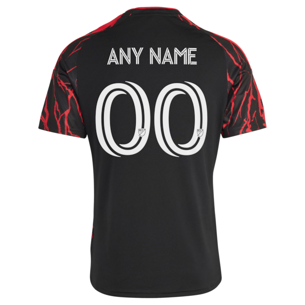 Adidas New York Red Bulls 2026 The Rooted Kit Replica Custom Jersey Black