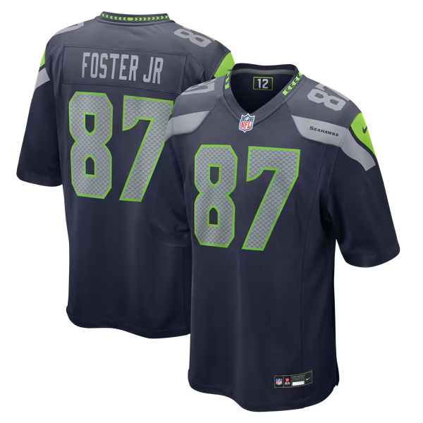 Montorie Foster Jr Seattle Seahawks Nike Game Player Jersey - Navy