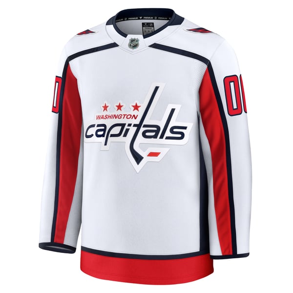 Selfika Fanatics Washington Capitals Away Premium Custom Jersey - White